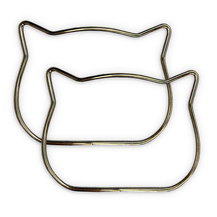 Alça Para Bolsa Gatinho 12 cm Dourado CH-3898